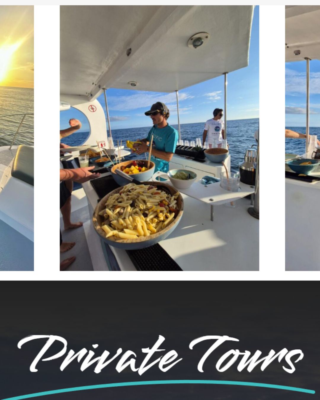 Sitio web de Pacific Dream Nosara: tours en catamarán en Costa Rica